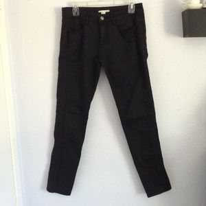 Forever 21 Black Moto Skinny Jeans 29